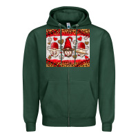 Sports Green baseball gnome Zipper Hoodie - HRA Design Shop