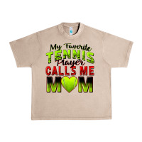 French Oak my favorite tennis player calls me mom Urban Heavy Tee - Zillion Design Studio