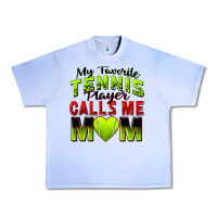 Grape Ice my favorite tennis player calls me mom Urban Heavy Tee - Zillion Design Studio