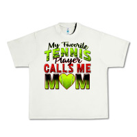 Pistachio my favorite tennis player calls me mom Urban Heavy Tee - Zillion Design Studio
