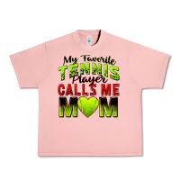 Salmon my favorite tennis player calls me mom Urban Heavy Tee - Zillion Design Studio