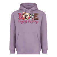 Lavender love english bulldogs Heavyweight Hoodie - Artiststas