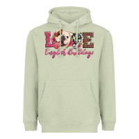 Matcha love english bulldogs Heavyweight Hoodie - Artiststas