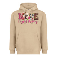 Mushroom love english bulldogs Heavyweight Hoodie - Artiststas