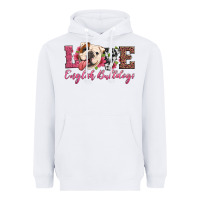 White love english bulldogs Heavyweight Hoodie - Artiststas