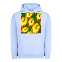 Pigment Grape Ice softball fire ball seamless pattern Urban Hoodie - BundleAndBundleShop