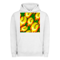 Pigment Lunar Rock softball fire ball seamless pattern Urban Hoodie - BundleAndBundleShop