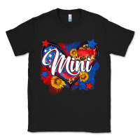 Black American mini heart Classic Tee - Neo Western