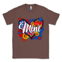 Chestnut American mini heart Classic Tee - Neo Western