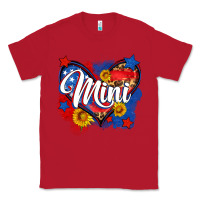 Red American mini heart Classic Tee - Neo Western