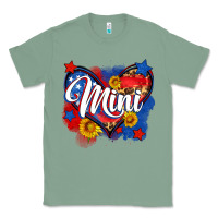 Sage American mini heart Classic Tee - Neo Western