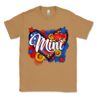 Toasted Coconut American mini heart Classic Tee - Neo Western