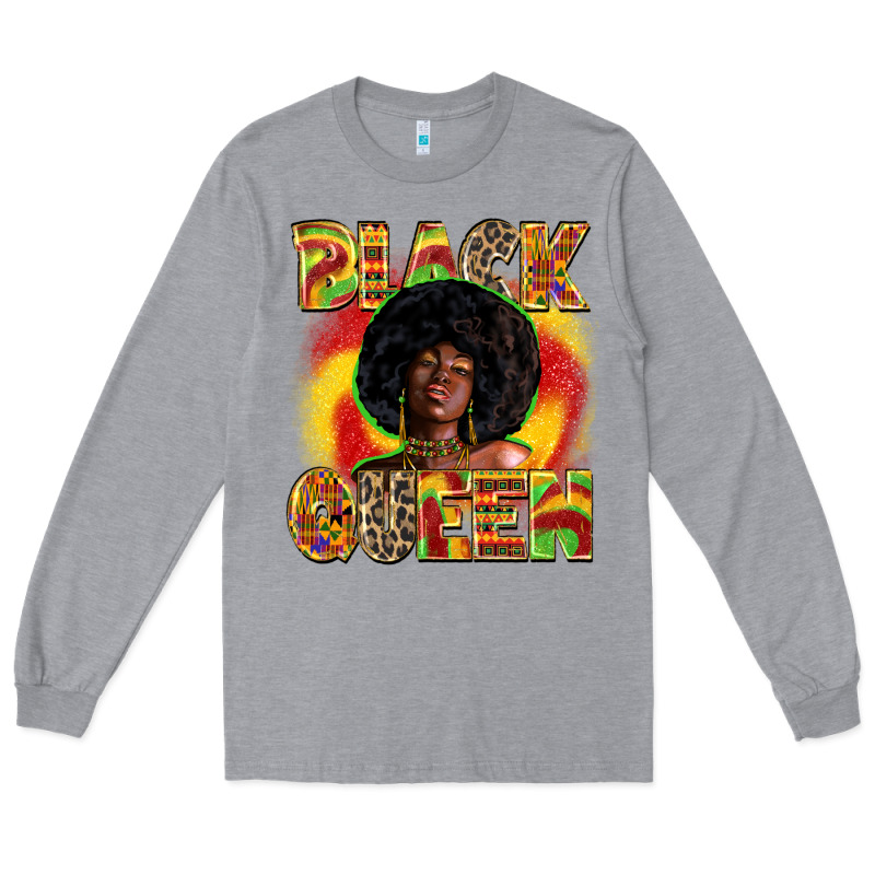 Black Queen Juneteenth Long Sleeve Tee by Zillion Design Studio | Teevron