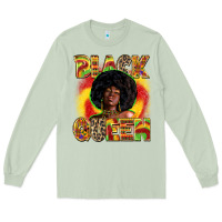Matcha Black queen juneteenth Long Sleeve Tee - Zillion Design Studio