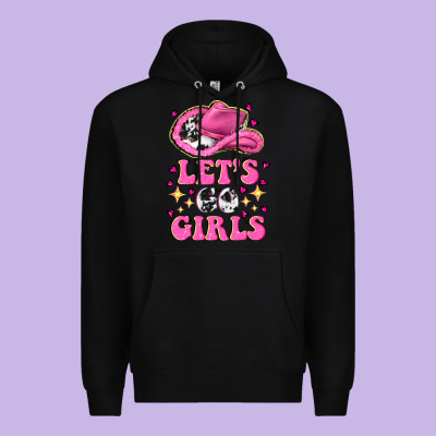 Lets Go Girls Premium Hoodie Designed By Nancycooperartshop