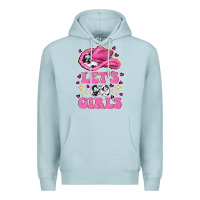 Blue Mist lets go girls Premium Hoodie - NancyCooperArtShop