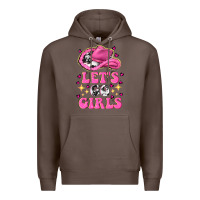 Coffee lets go girls Premium Hoodie - NancyCooperArtShop