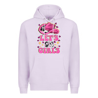 Lilac lets go girls Premium Hoodie - NancyCooperArtShop
