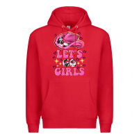 Red lets go girls Premium Hoodie - NancyCooperArtShop