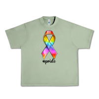 Oil Green pride ribbon Urban Heavy Tee - texasbilliewilder
