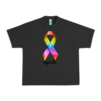 Pigment Black pride ribbon Urban Heavy Tee - texasbilliewilder