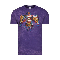 Cloud Purple thunderbird usa Vintage Tee - BarkalooDesign