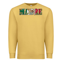 Antique Gold mexican flag madre Premium Sweatshirt - Jasminsmagicworld