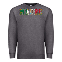 Charcoal Heather mexican flag madre Premium Sweatshirt - Jasminsmagicworld
