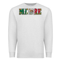 Oatmeal Heather mexican flag madre Premium Sweatshirt - Jasminsmagicworld