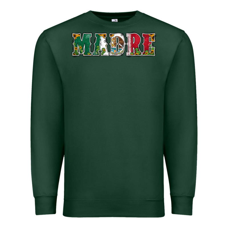 Mexican Flag Madre Premium Sweatshirt by Jasminsmagicworld | Teevron
