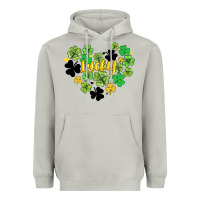 Moon Dust lucky heart shaped clover Heavyweight Hoodie - AdoDesignShop