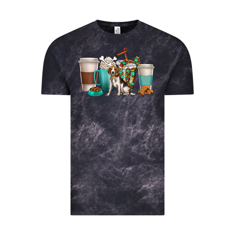 Beagle Dog Coffee Cups Vintage Tee by texasbilliewilder | Teevron