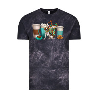 Cloud Black beagle dog coffee cups Vintage Tee - texasbilliewilder