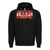 Black baseball gnome license plate Zipper Hoodie - HRA Design Shop