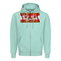 Seafoam baseball gnome license plate Zipper Hoodie - HRA Design Shop