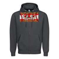Smoke baseball gnome license plate Zipper Hoodie - HRA Design Shop