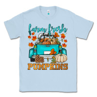 Dusty Blue farm fresh pumpkins Classic Tee - HRA Design Shop