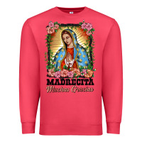 Cardinal madrecita muchas gracias lady of Guadalupe Premium Sweatshirt - BarkalooDesign