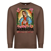 Chestnut madrecita muchas gracias lady of Guadalupe Premium Sweatshirt - BarkalooDesign