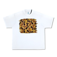 White Bunny Pattern Urban Heavy Tee - RanaPortraitStore