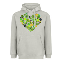 Moon Dust heart shaped clover Heavyweight Hoodie - AdoDesignShop