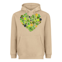 Mushroom heart shaped clover Heavyweight Hoodie - AdoDesignShop