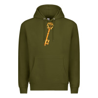 Army Green love key Premium Hoodie - AdoDesignShop