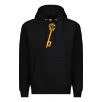 Black love key Premium Hoodie - AdoDesignShop