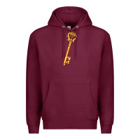 Burgundy love key Premium Hoodie - AdoDesignShop