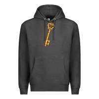 Charcoal Heather love key Premium Hoodie - AdoDesignShop