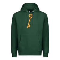 Sports Green love key Premium Hoodie - AdoDesignShop