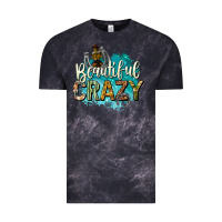 Cloud Black beautiful crazy Vintage Tee - texasbilliewilder