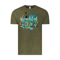 Vintage Olive beautiful crazy Vintage Tee - texasbilliewilder