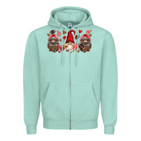 Seafoam american football gnome Zipper Hoodie - HRA Design Shop